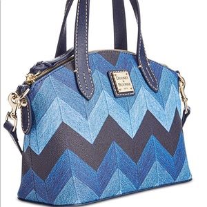 Dooney & Bourke Blue Chevron SM Bag